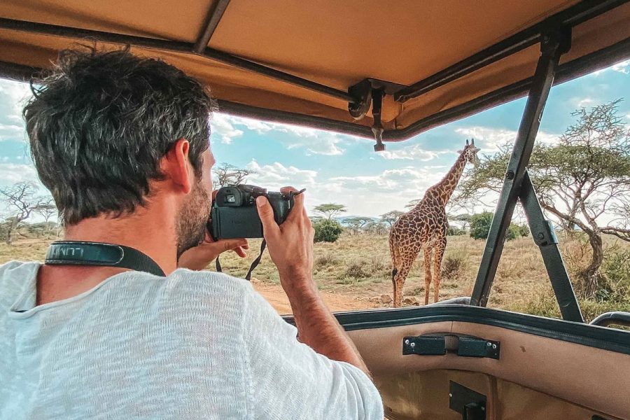Parc Akagera giraffe