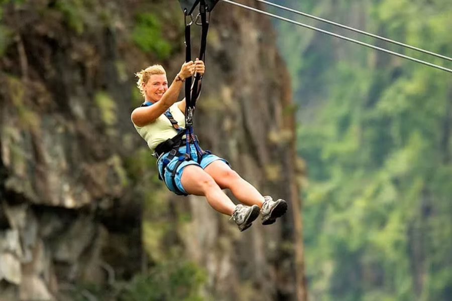 Randonnée et tyrolienne aux Chutes Victoria – Zimbabwe