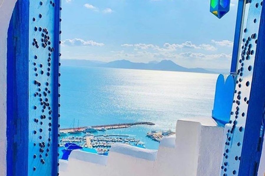 Vue de Tunis, Tunisie