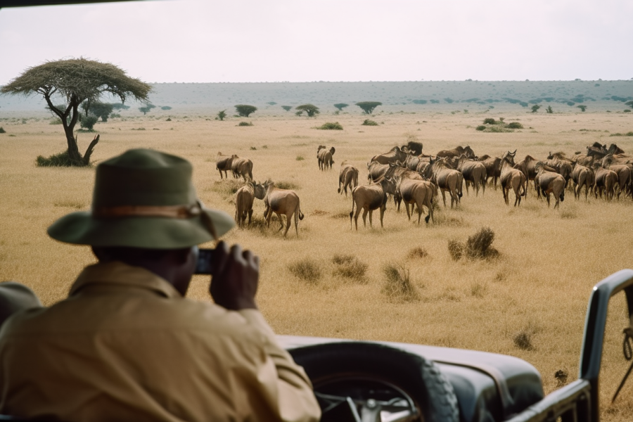 Touriste en safari en Ethiopie