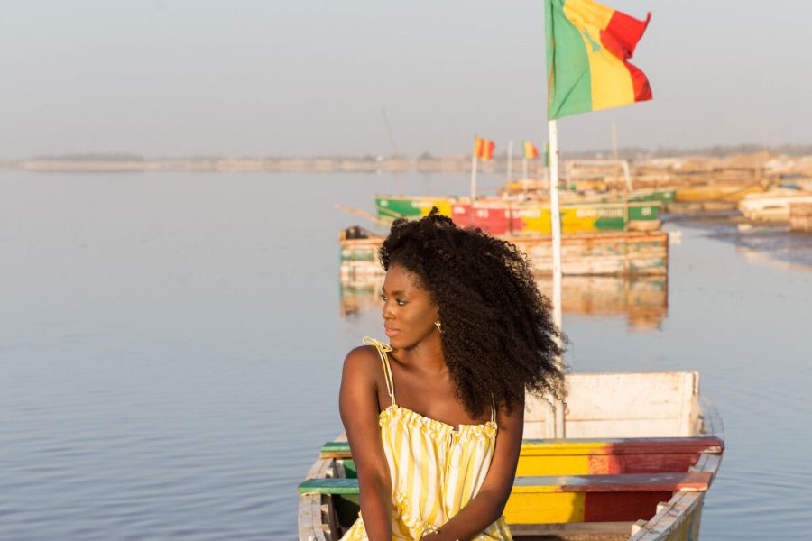 Delta du fleuve Saloum Sénégal femme