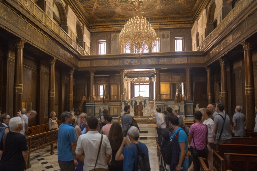 Visite de la Synagogue Ben Ezra, Égypte