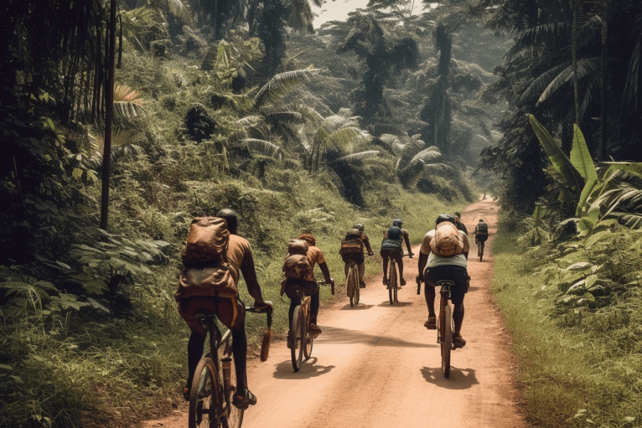 Randonnée à vélo au Congo Nile Trail