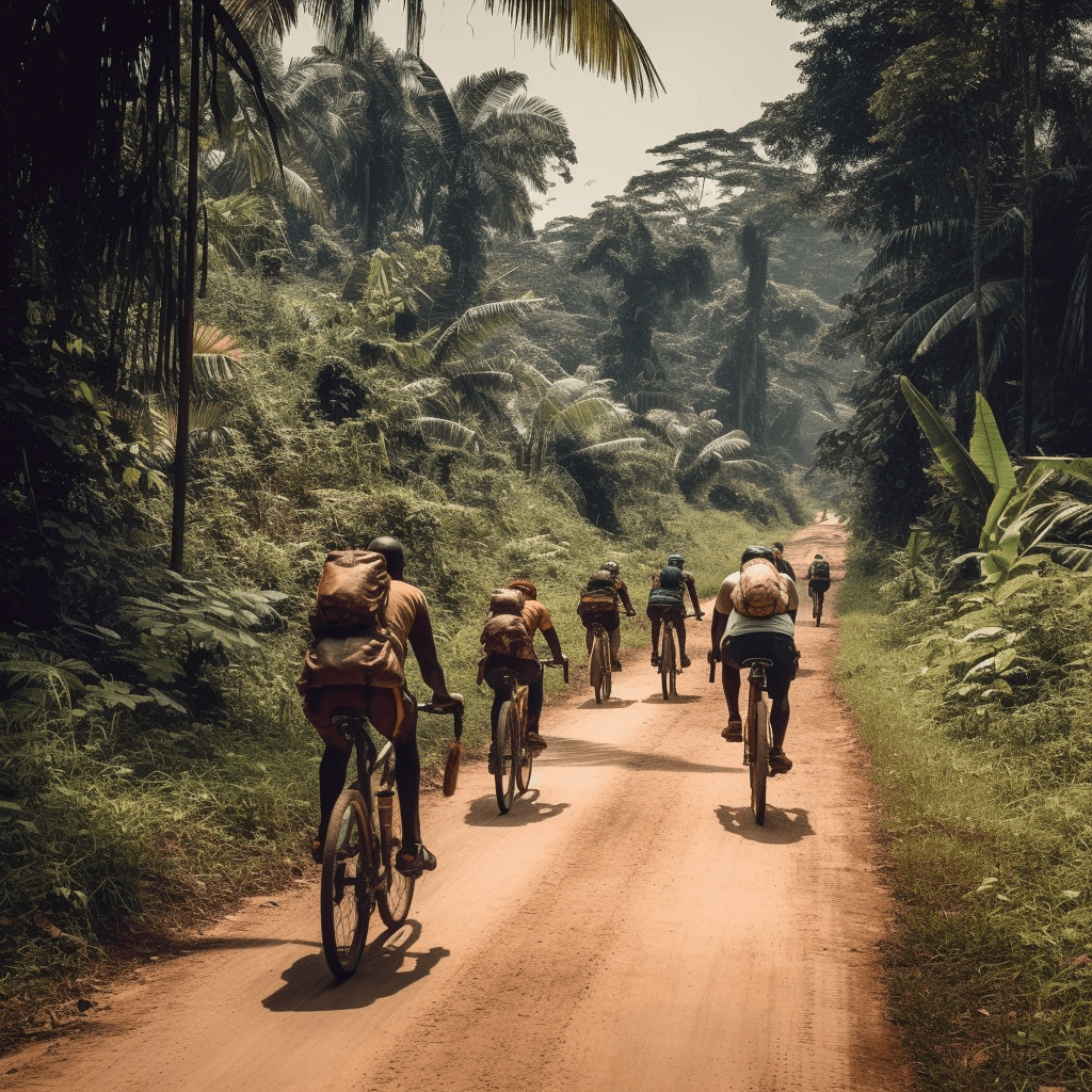 Randonnée à vélo au Congo Nile Trail
