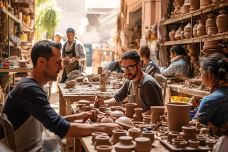 atelier potterie marrakech maroc