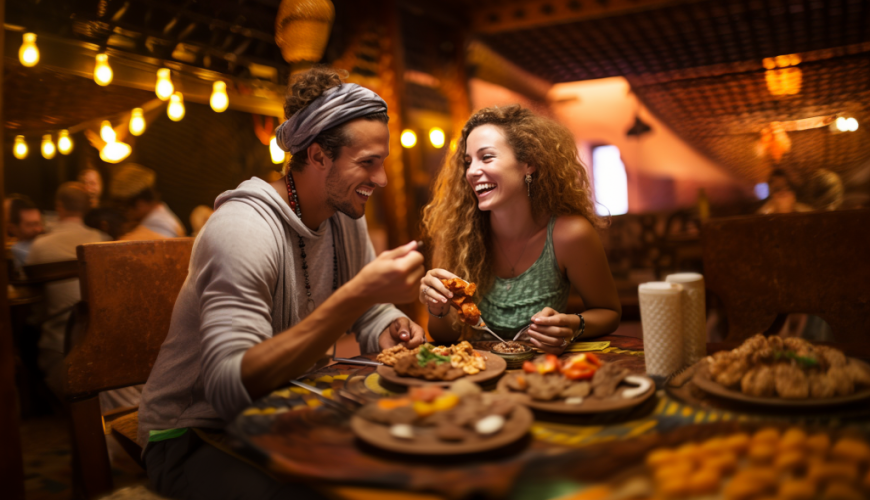 couple restaurant maroc
