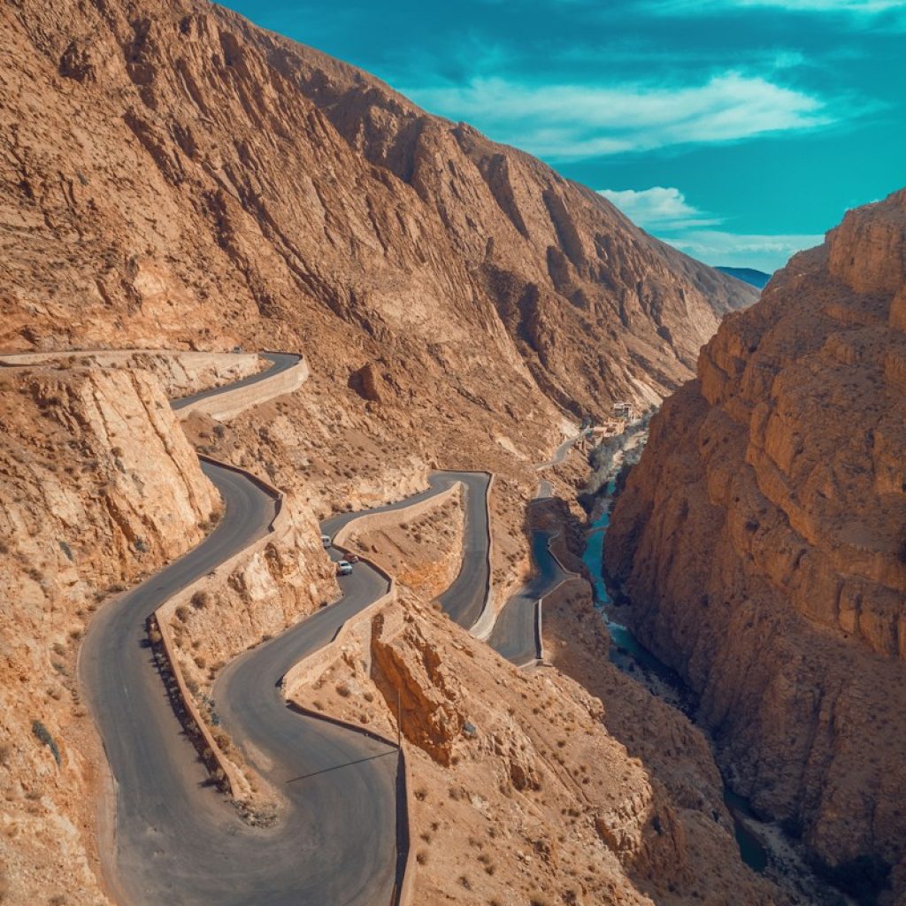 chemin randonnées atlas maroc