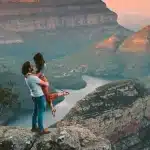 couple amoureux en voyage afrique du sud